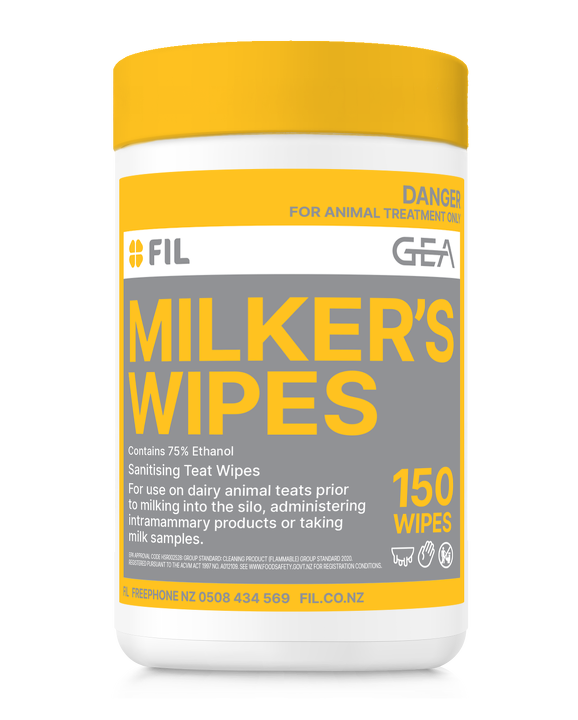 Milker's Wipes
